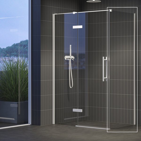 Нерухома стінка для душу Ravak Cool! COPS-80 профіль білий матовий скло transparent X9VV40E00Z1