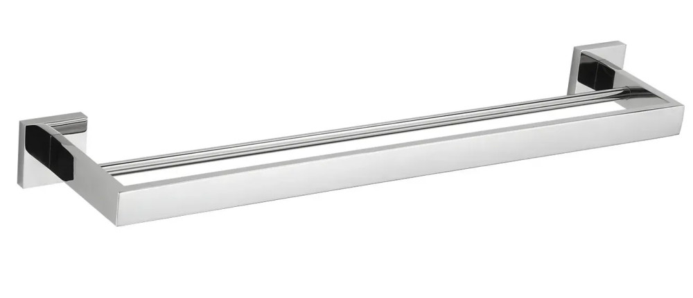 Держатель для полотенец VBI Jupiter двойной нержавеющая сталь хром VBI-040608CH