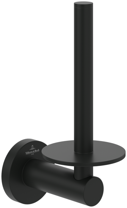 Тримач для запасного рулону туалетного паперу Villeroy & Boch Elements - Tender матовий чорний TVA151015000K5