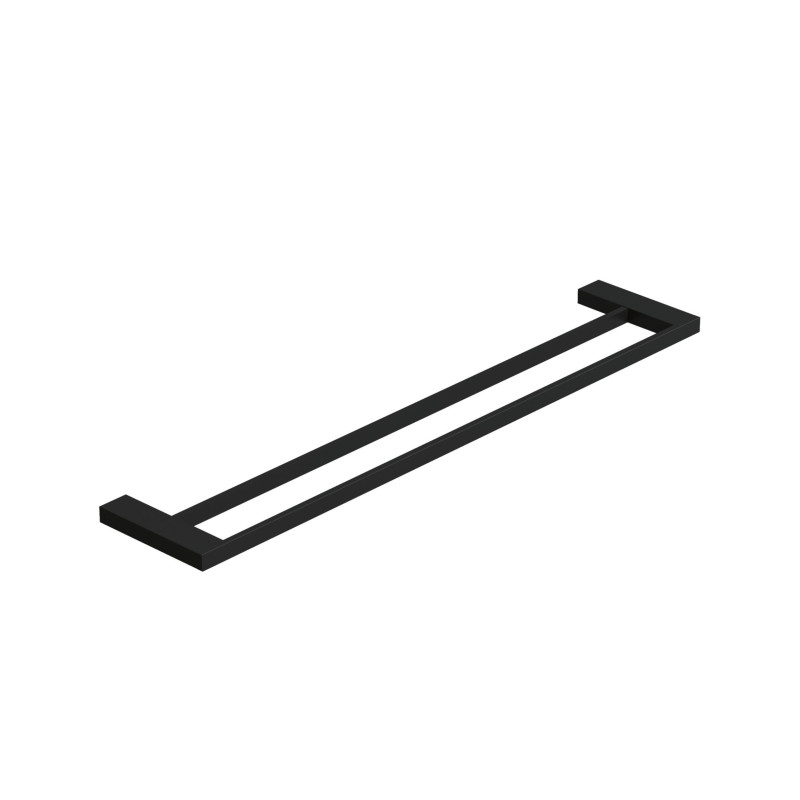 Держатель для полотенец Kludi Vela C двойной 63 см черный матовый 3198839