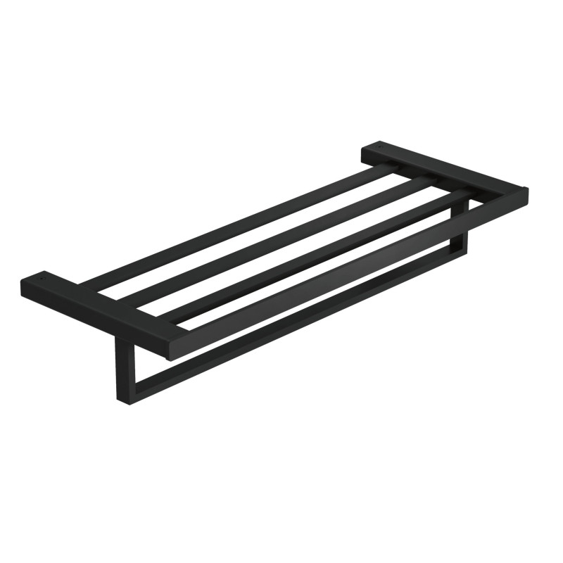 Тримач для рушників Kludi Vela C з полицею чорний матовий 3198939