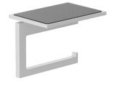 Тримач для туалетного паперу Kludi Vela C з полицею білий матовий 3197153