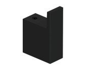 Гачок для ванної кімнати Kludi Vela C одинарний чорний матовий 3198439