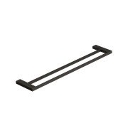 Держатель для полотенец Kludi Vela C двойной 63 см оружейная сталь PVD 31988N2