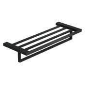 Тримач для рушників Kludi Vela C з полицею чорний матовий 3198939