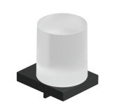 Диспенсер для жидкого мыла Kludi Vela C с держателем черный матовый 3197639