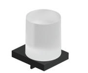 Диспенсер для рідкого мила Kludi Vela C із тримачем чорний матовий 3197639