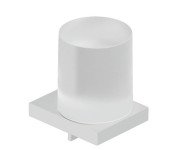 Диспенсер для жидкого мыла Kludi Vela C с держателем белый матовый 3197653