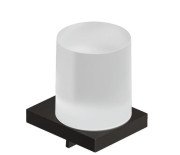 Диспенсер для жидкого мыла Kludi Vela C с держателем оружейная сталь PVD 31976N2