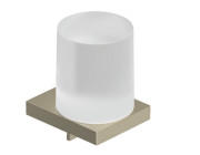 Диспенсер для жидкого мыла Kludi Vela C с держателем брашированный никель PVD 31976N5