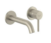 Смеситель для раковины Kludi Bozz настенный однорычажный брашированный никель PVD 38244N576