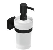 Диспенсер для жидкого мыла Kludi Vela S с держателем черный матовый 2597639