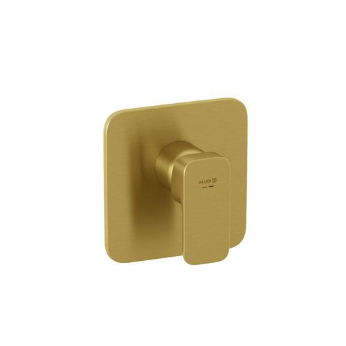 Змішувач для душу Kludi Renon вбудований одноважільний брошуроване золото PVD 42755N075