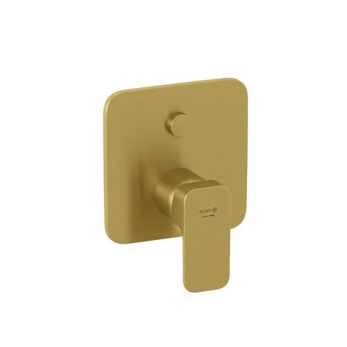 Смеситель для душа Kludi Renon встраиваемый однорычажный брашированное золото PVD 42759N075