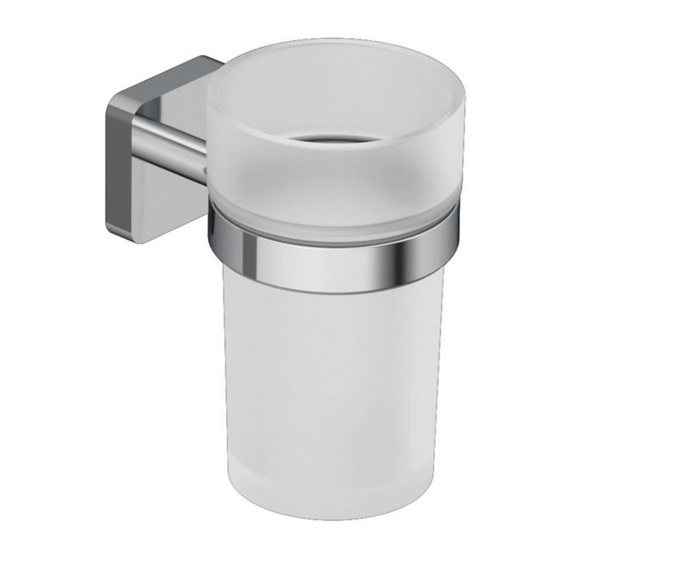 Склянка для зубних щіток Kludi Vela S з тримачем хром 2597505