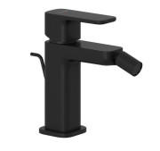 Смеситель для биде Kludi Renon с донным клапаном черный матовый 422163975