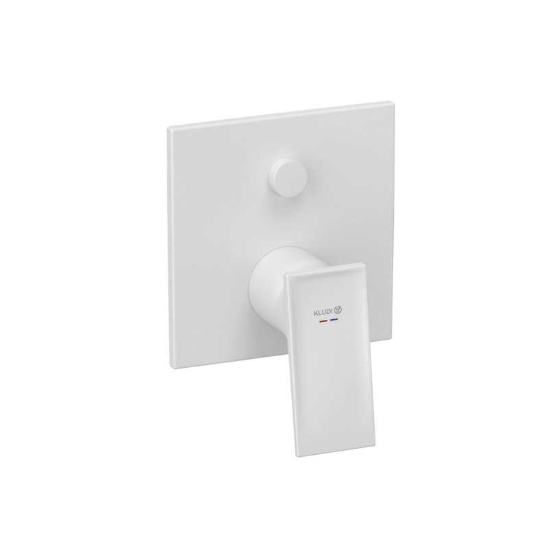 Смеситель для душа Kludi Decus встраиваемый однорычажный белый матовый 547595375