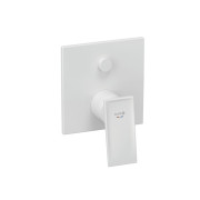 Смеситель для душа Kludi Decus встраиваемый однорычажный белый матовый 547595375