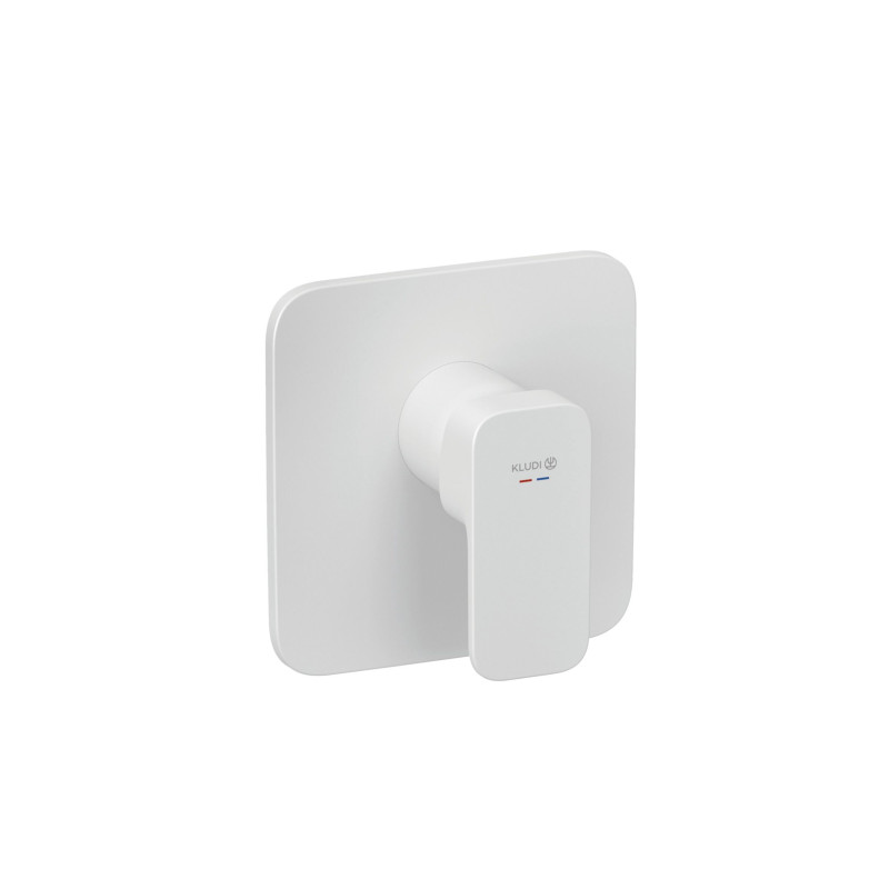 Смеситель для душа Kludi Renon встраиваемый однорычажный белый матовый 427555375