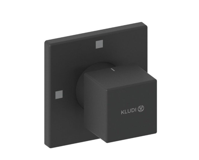 Перемикач для душу Kludi Decus вбудований на 3 положення чорний матовий 548463975