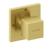 Переключатель для душа Kludi Decus встраиваемый на 3 положения брашированное золото PVD 54846N075