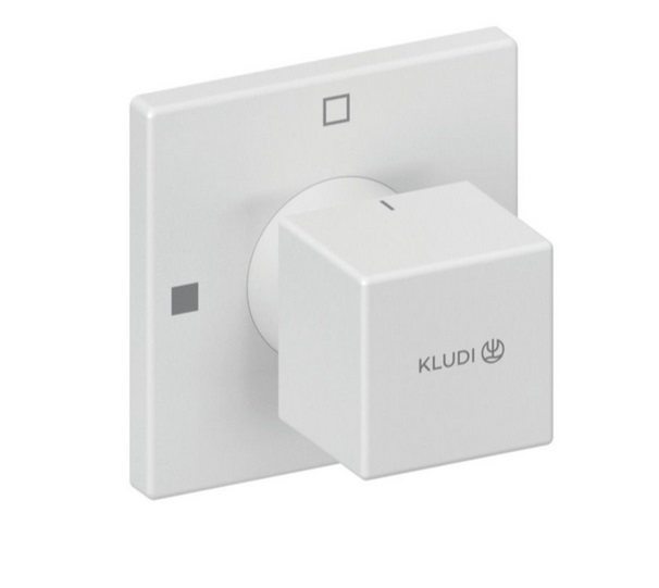 Переключатель для душа Kludi Decus встраиваемый на 2 положения белый матовый 548475375