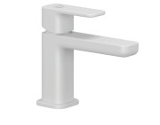 Смеситель для раковины Kludi Renon с донным клапаном белый матовый 422675375