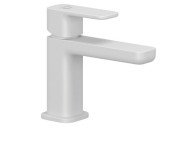 Смеситель для раковины Kludi Renon с донным клапаном белый матовый 422675375