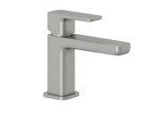 Смеситель для раковины Kludi Renon с донным клапаном брашированный никель PVD 42266N575