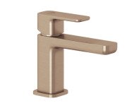 Змішувач для раковини Kludi Renon одноважільний брошурована бронза PVD 42290N175