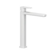 Смеситель для раковины Kludi Renon однорычажный белый матовый 422985375