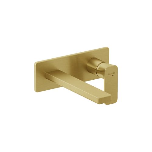 Змішувач для раковини Kludi Renon настінний одноважільний брошуроване золото PVD 42244N075