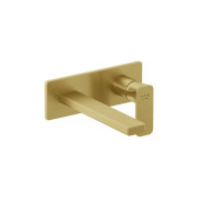 Змішувач для раковини Kludi Renon настінний одноважільний брошуроване золото PVD 42244N075