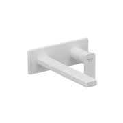 Смеситель для раковины Kludi Renon настенный однорычажный белый матовый 422455375