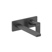 Смеситель для раковины Kludi Renon настенный однорычажный оружейная сталь PVD 42245N275