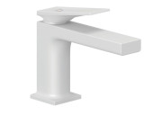 Смеситель для раковины Kludi Decus с донным клапаном белый матовый 542675375