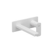 Смеситель для раковины Kludi Renon настенный однорычажный белый матовый 422445375