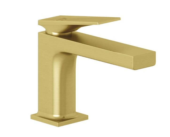 Смеситель для раковины Kludi Decus однорычажный брашированное золото PVD 54290N075