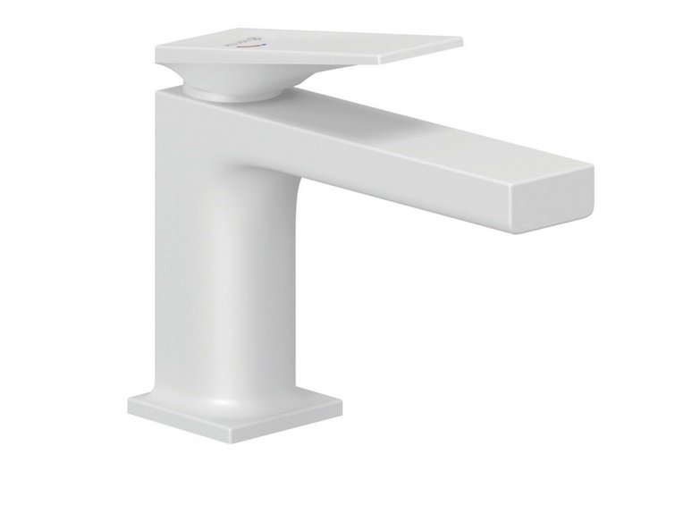 Змішувач для раковини Kludi Decus із донним клапаном білий матовий 542675375