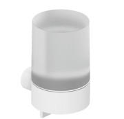 Диспенсер для жидкого мыла Kludi Vela R с держателем белый матовый 5897653