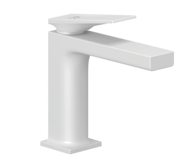 Змішувач для раковини Kludi Decus із донним клапаном білий матовий 542885375