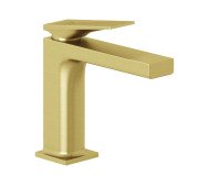 Смеситель для раковины Kludi Decus с донным клапаном брашированное золото PVD 54288N075