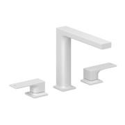 Змішувач для раковини Kludi Decus на 3 отвори білий матовий 543935375