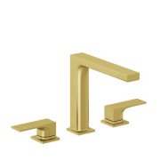 Змішувач для раковини Kludi Decus на 3 отвори брошуроване золото PVD 54393N075