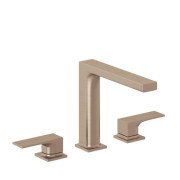 Змішувач для раковини Kludi Decus на 3 отвори брошурована бронза PVD 54393N175