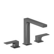 Смеситель для раковины Kludi Decus на 3 отверстия оружейная сталь PVD 54393N275