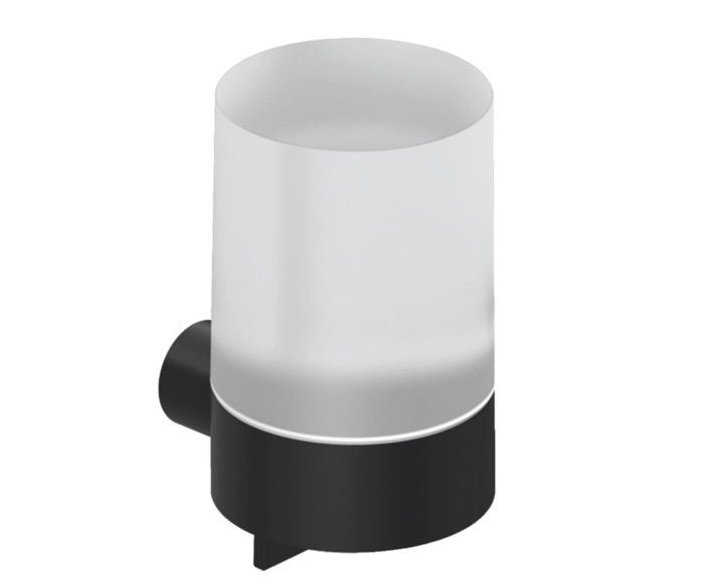 Диспенсер для жидкого мыла Kludi Vela R с держателем черный матовый 5897639