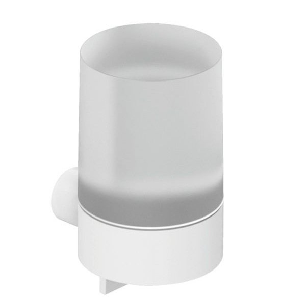 Диспенсер для рідкого мила Kludi Vela R з тримачем білий матовий 5897653