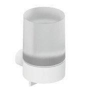 Диспенсер для рідкого мила Kludi Vela R з тримачем білий матовий 5897653