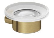 Мыльница для ванной Kludi Vela R с держателем брашированное золото PVD 58985N0